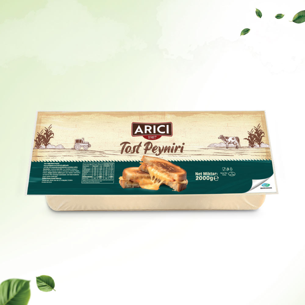   ARICI – جبنة توست كاملة الدسم بلوك 2000 غرام