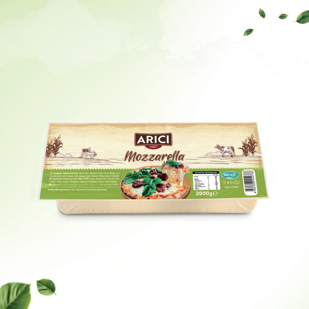   ARICI – Mozzarella Peyniri Blok 2000 Gr
